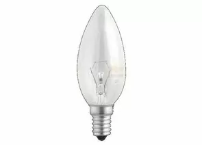 165934 - Лампа накаливания Jazzway B35 E14 40W свеча прозрачная (1)