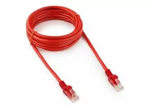 711954 - Cablexpert патч-корд UTP cat5e, 3м, литой, многожильный (красный) (1)
