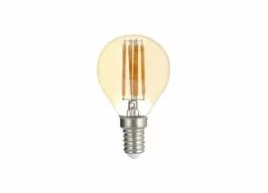 719636 - Jazzway шар G45 E14 6w(540Lm) 4000K 4K Gold золотая филамент PLED OMNI 45x90 230/50 .5021273 (1)