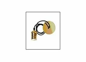 807784 - Jazzway патрон винтажный E27 ретро, подвесной, цвет золото PLC 02 .5039018 (1)