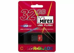 405332 - Флэш-диск USB 32GB Mirex ARTON RED (ecopack) (1)