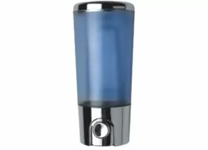 797871 - Haiba Дозатор для жидкого мыла настенный 400 мл, микс - серый, синий/хром, HB406 (1)