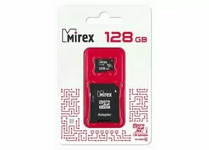 787369 - Флэш-карта (памяти) microSDХC адаптер MIREX 128GB (UHS-I, U1, class 10) (1)