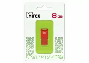 787396 - Флэш-диск USB8 ГБ Mirex MARIO RED 8GB (ecopack) (1)