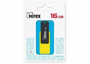 787417 - Флэш-диск USB 16 ГБ Mirex CITY YELLOW 16GB (ecopack) (1)