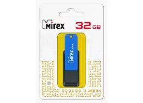 787434 - Флэш-диск USB 32 ГБ Mirex CITY BLUE 32GB (ecopack) (1)