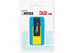 787435 - Флэш-диск USB 32 ГБ Mirex CITY YELLOW 32GB (ecopack) (1)