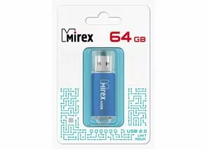 787458 - Флэш-диск USB 64 ГБ Mirex UNIT AQUA 64GB (ecopack) (1)