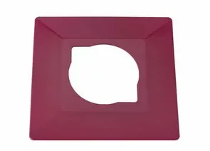 780480 - Bylectrica рамка декор. защитная под выкл./роз. бордовый (накладка) ЮЛИГ.735212.410 (1)