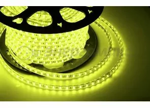 607903 - Neon-night св/д лента 220V, 10*7 мм, IP65, SMD 3528, 60 LED/m Желтая, 100 м, ц.за 1м,, ц. за 1м, 142 (1)