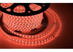 607905 - Neon-night св/д лента 220V, 10*7 мм, IP65, SMD 3528, 60 LED/m Красная, 100 м, ц.за 1м, 142-601 (1)