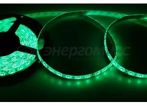 607953 - Neon-night св/д лента силикон, 8мм, IP65, SMD 3528, 60 LED/m, 12V, зеленая, 5 м, 141-354 (1)