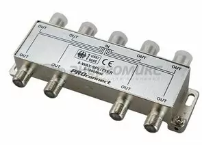 608789 - PROconnect splitter (делитель) на 8TV 5-1000 МГц (5!), 05-6025 (1)