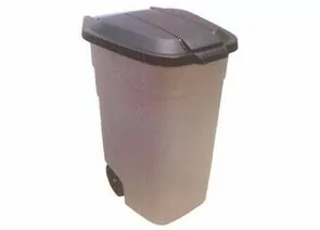 214506 - Бак (контейнер) для мусора 110л с крышкой на колесиках, РТ9957 Plast team (1)