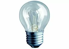 239113 - Лампа накал. Искра P45 E27 40W шар прозрачная (1)