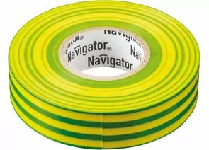 380479 - Navigator изолента ПВХ 19/20 желто-зеленая (10!) 71115 (1)