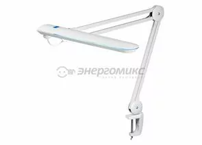 658297 - Настольная лампа на струбцине 60 LED, белая REXANT,31-0407 (1)