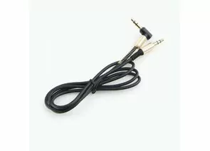 758911 - Аудио кабель jack 3,5шт. - jack 3,5шт. угловой Cablexpert, черный, 1м, блистер (1)