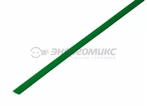 607703 - REXANT термоусадка трубка ТУТ 3,5 / 1,75 мм 1м зеленая, цена за шт (50!), 20-3503 (1)