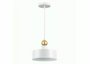 707373 - ODEON LIGHT 4090/1 ODL19 229 бел./зол. подвес E27 1*40W BOLLI 250x250 (1)