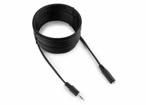 713019 - Аудио кабель удлинитель для наушников Jack3.5шт. - Jack3.5гн. 5м Cablexpert, черный (1)