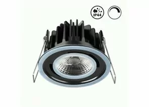 731765 - NOVOTECH 358342 NT19 000 черный Встр. влагозащищённый димм. св-к IP44 LED 3000К 8W 220-240 84x56 (1)