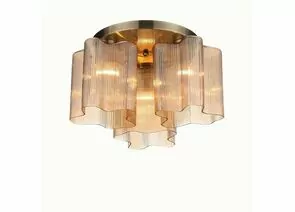 790659 - ST LUCE Люстра потолочная 3x60W E27 250x380 Бронзовый/Янтарный SL117.302.03 (1)