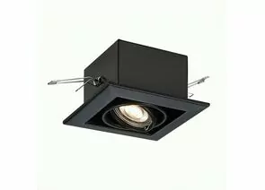 791574 - ST LUCE св-к встр. 50W GU10 126x126x70 Черный/Матовый черный ST250.448.01 (1)