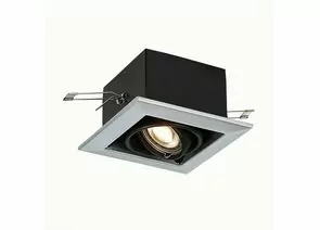 791575 - ST LUCE св-к встр. 50W GU10 126x126x70 Черный/Серебристый ST250.148.01 (1)