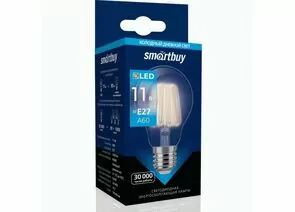 812345 - Smartbuy Светодиодная (LED) Лампа FIL Smartbuy-A60-11W/6000/E27 (SBL-A60F-11-60K-E27) (1)