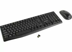 809560 - Комплект клавиатура+мышь мультимедийный Smartbuy ONE 207295AG черный (SBC-207295AG-K) /10 (1)