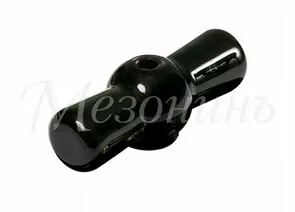 644896 - МЕЗОНИНЪ Ручка фарфор для поворотного выключателя, черный GE70001-05 (1)