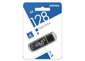 792230 - Флэш-диск (флэшка) USB UFD 3.0 Smartbuy 128GB Glossy Dark Grey (SB128GBGS-DG) (1)