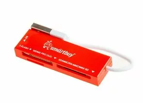 650344 - Картридер Smartbuy красный (SBR-717-R) (1)