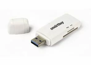 650348 - Картридер USB 3.0 Smartbuy белый (SBR-705-W) (1)