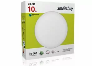 723131 - Smartbuy св-к св/д декоративный 10W(700lm) 6000K 6K Wt d230x85мм IP20 SBL-White-10-Wt-6K (1)