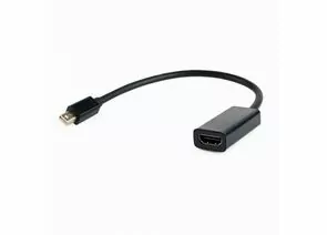 710504 - Переходник miniDisplayPortшт. - HDMIгн., Cablexpert A-mDPM-HDMIF-02, 20M/19F,кабель 15см,черн,пакет (1)