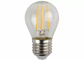 686604 - ЭРА F-LED 7W E27 P45-7W-827-E27 (филамент, шар, 7Вт, тепл, E27) 3826 (1)