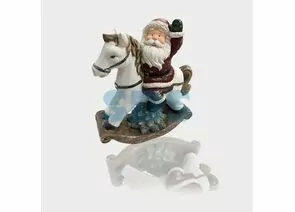 716096 - Керамическая фигурка «Дед Мороз на коне» 35х15х39.8 см (1)