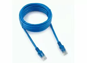 712000 - Cablexpert патч-корд медный UTP cat5e, 3м, литой, многожильный (синий) (1)