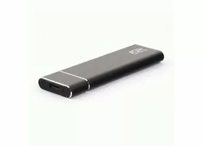 758939 - USB 3.0 Внешний корпус M.2 NGFF (B-key) AgeStar 3UBNF5C (BLACK) , алюминий, серебристый (1)