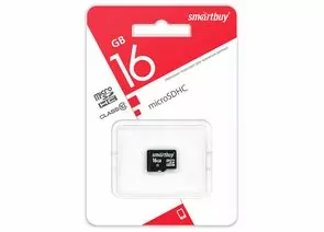 792148 - Флэш-карта (памяти) micro SDHC Smartbuy 16GB Сlass 10 (без адаптеров)LE (SB16GBSDCL10-00LE) (1)