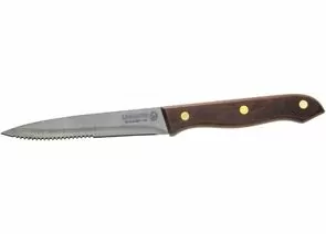 551591 - Нож LEGIONER GERMANICA для стейка, с деревянной ручкой, лезвие нерж 110мм (1)