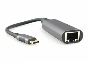 818615 - Адаптер интерфейсов Cablexpert A-USB3C-LAN-01, type C шт. в Гигабитную сеть Ethernet (RJ-45),20014 (1)