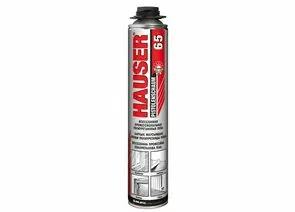 820058 - Hauser (Хаузер) 65 (36L) Пена монтаж. (п/пистолет) всесезон. (-5С) 740мл, арт.62053, вес 650г (1)