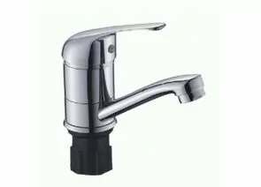 810482 - Эверест Смеситель для кухни (Zn) плоский излив 180мм, картр.40мм, гайка, хром, B45-021(!) (1)