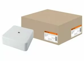 521787 - TDM коробка распред. 75х75х28 мм ОУ IP40 белая (80!) SQ1401-0205 (1)