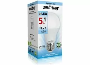 553041 - св/д Smartbuy ЛОН A60 E27 5W(550lm) 4000K 110x60 SBL-A60-05-40K-E27-A (1)