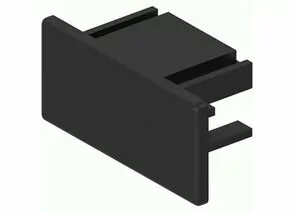 820551 - Feron Заглушка пластиковая для шинопровода CAB1005 черный, LD1013 41988 (1)