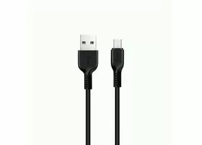 731038 - Кабель USB(A)шт. - micro USBшт. hoco X20, AM/microBM, черный, 3м (1)